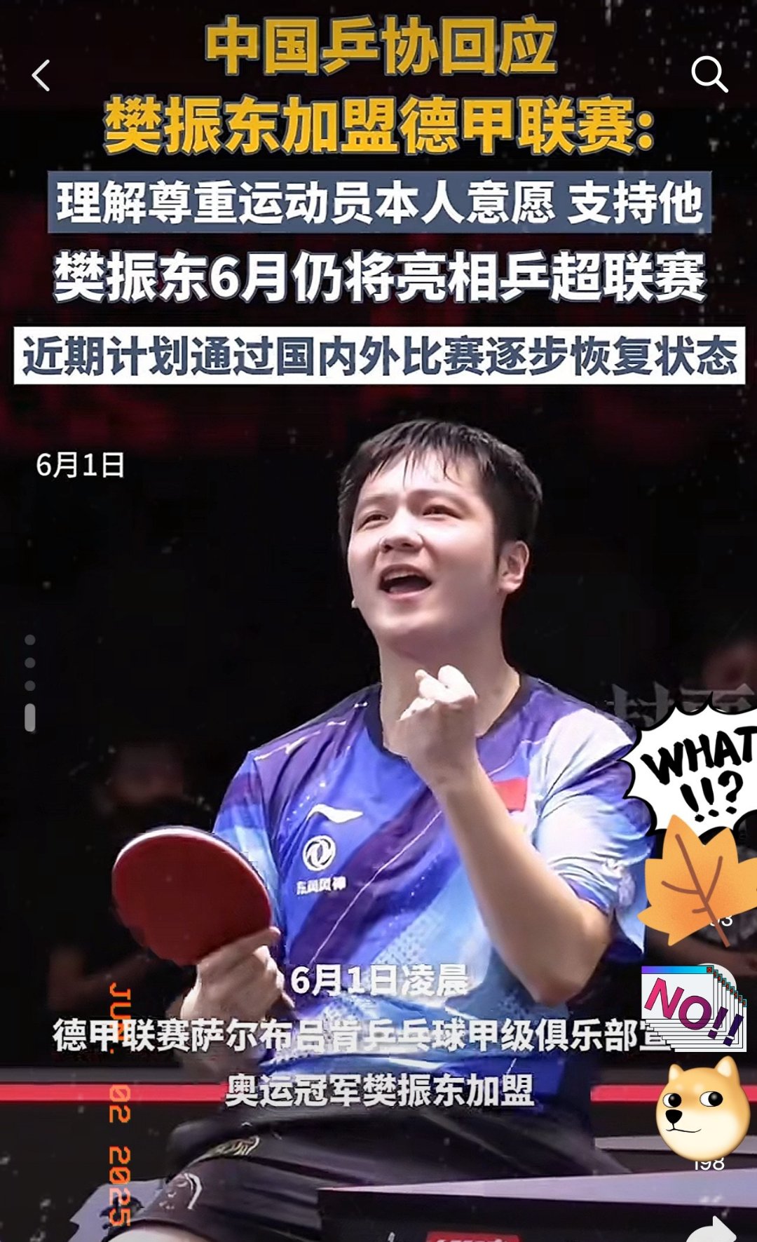 英国乒乓球队完胜韩国乒乓球队，樊振东制霸全场的简单介绍